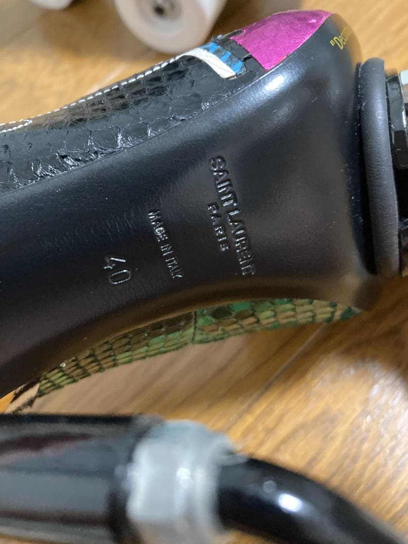 SAINT LAURENT PARIS アニヤ ハイヒール ローラースケート