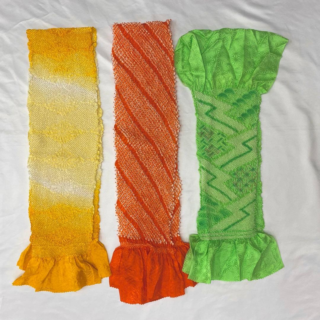 たらこ 帯締め 帯揚げ しごき ３セット