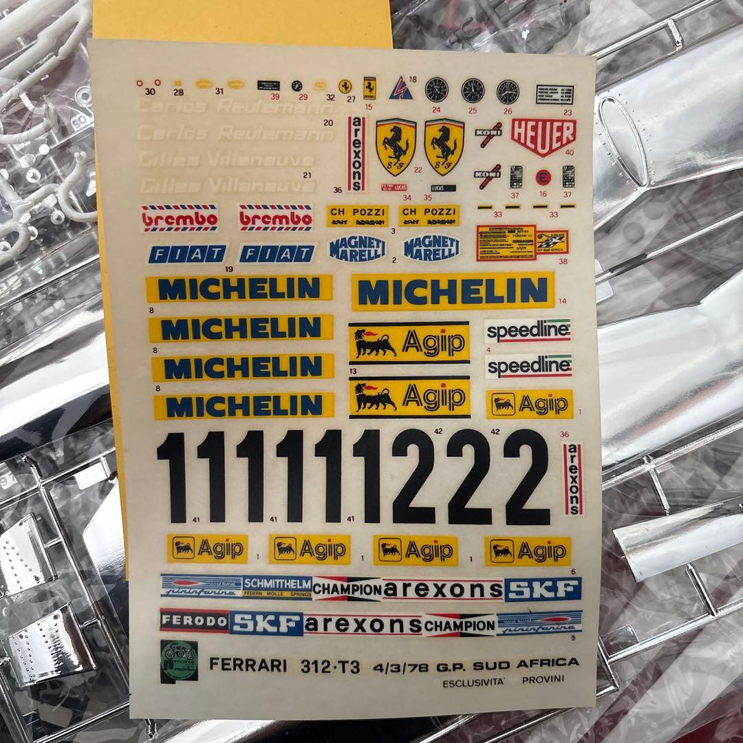 貴重！プロター 1/12 Ferrari 312 T3 プラモデル メタルパーツ