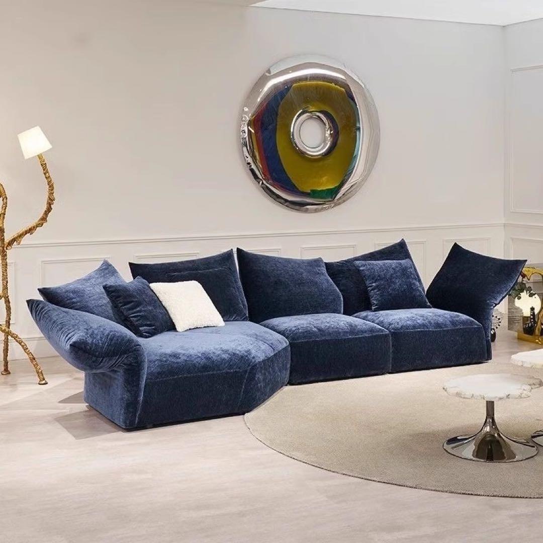 モダンファブリックソファ