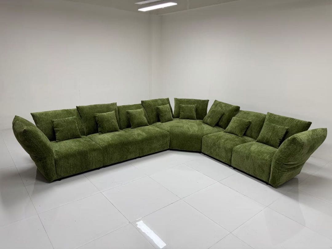 モダンファブリックソファ