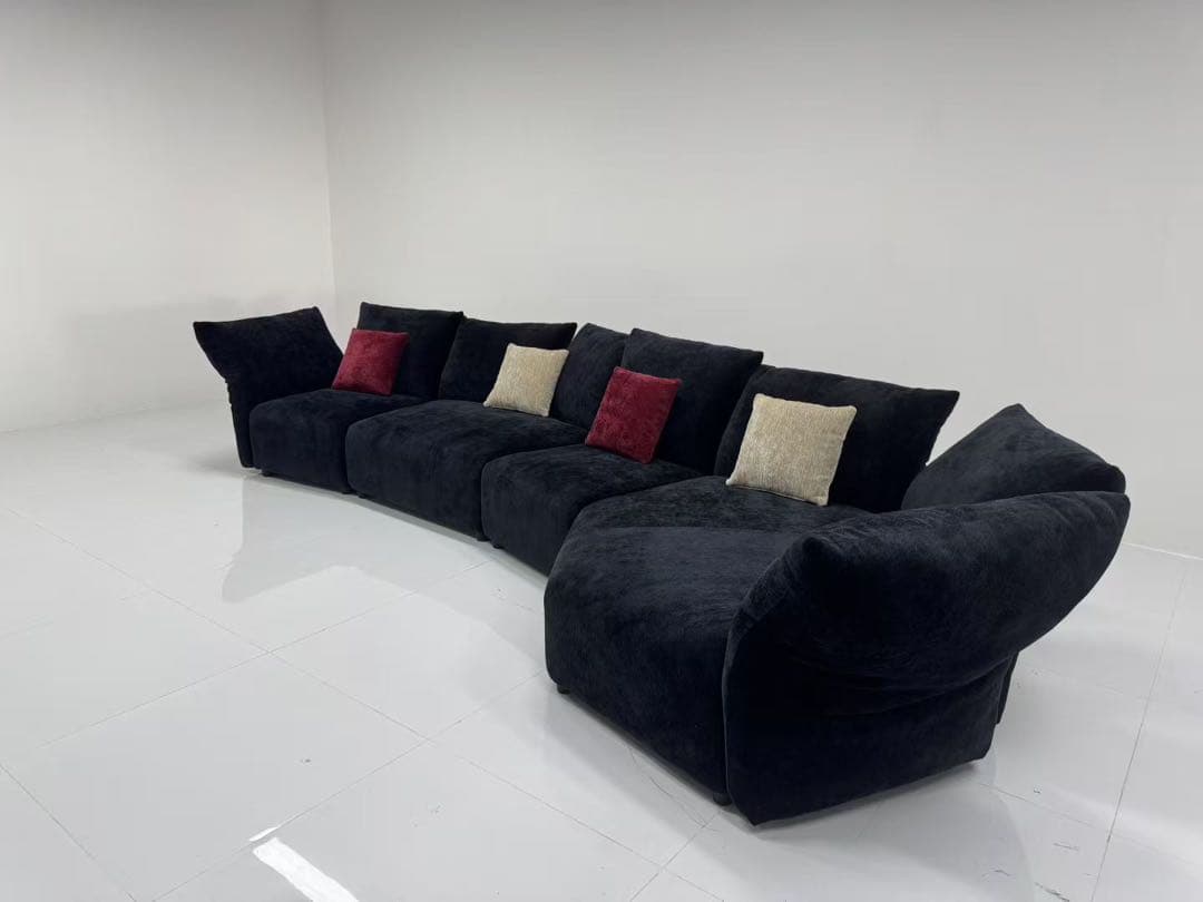 モダンファブリックソファ