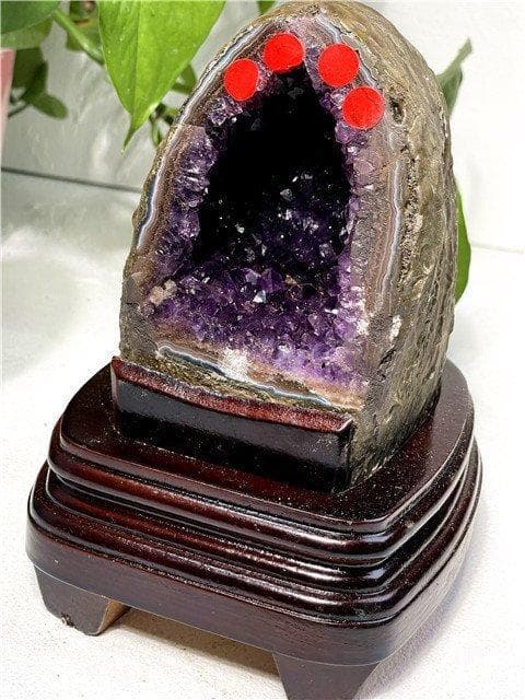 1710gAAA級ウルグアイ産天然アメジストドーム原石YT8G3/384G55A