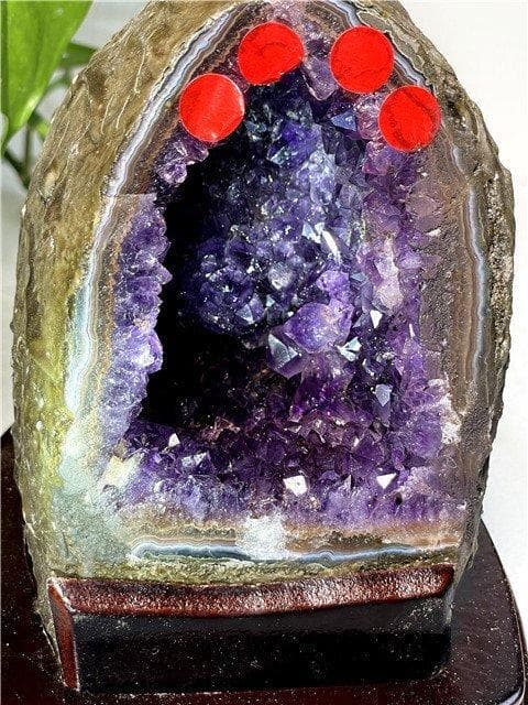 1710gAAA級ウルグアイ産天然アメジストドーム原石YT8G3/384G55A