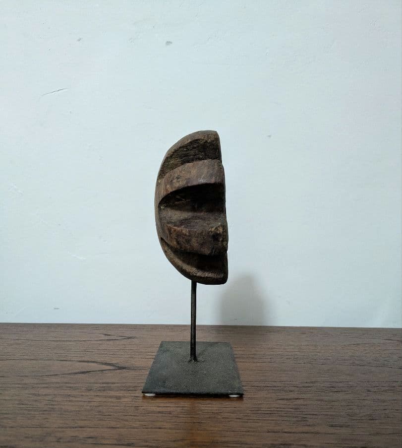 置物　アート　オブジェ　無垢　インド製　ヴィンテージ　アンティーク　木製