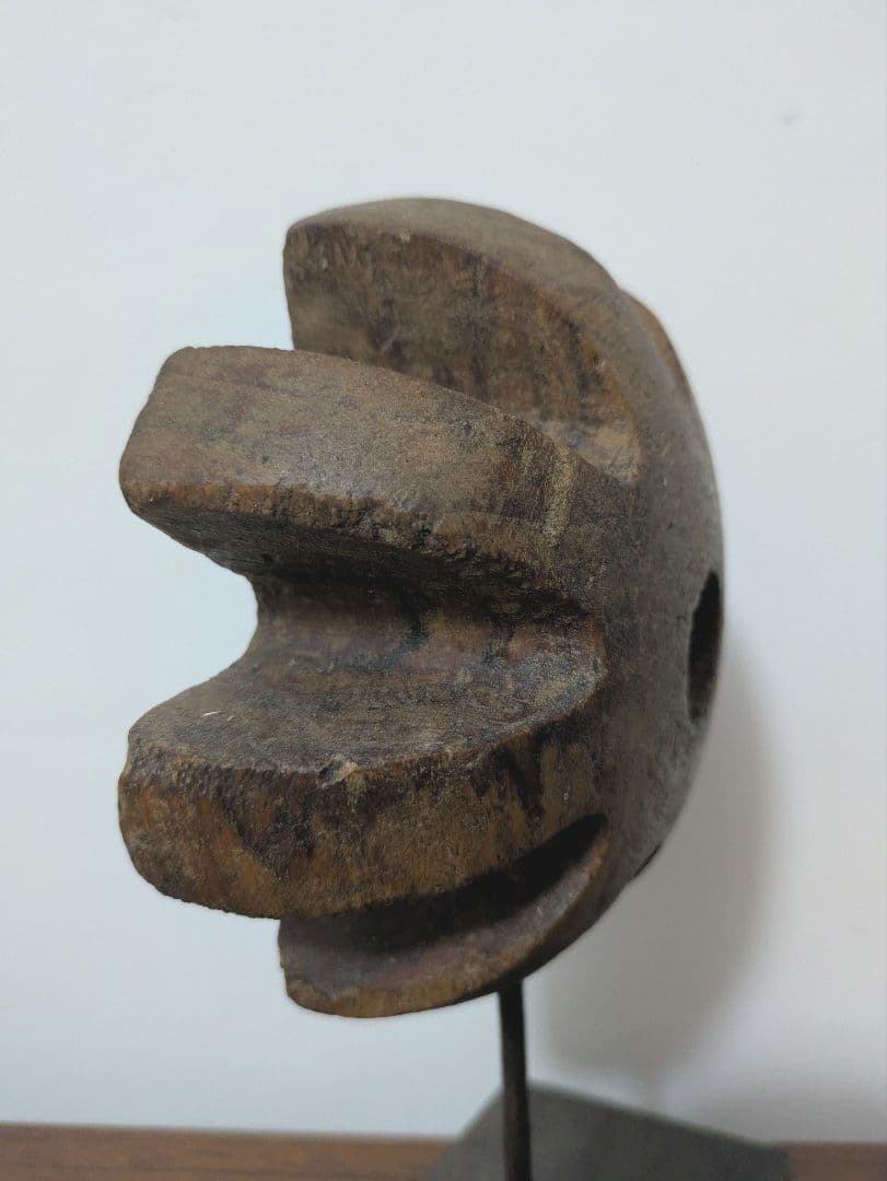 置物　アート　オブジェ　無垢　インド製　ヴィンテージ　アンティーク　木製