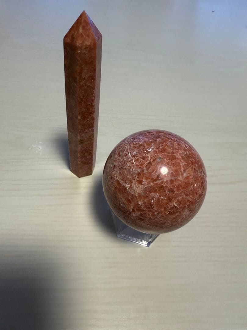 シトリン　スフィア　　サンストーン　スフィア