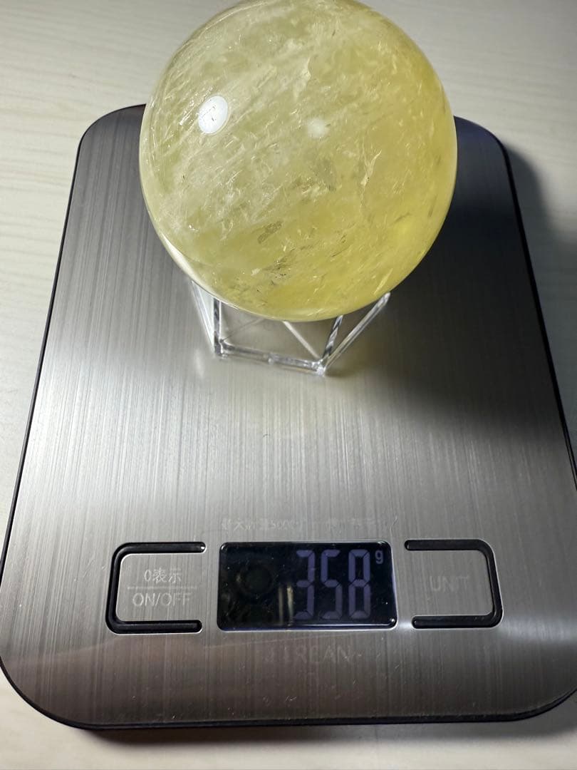 シトリン　スフィア　　サンストーン　スフィア