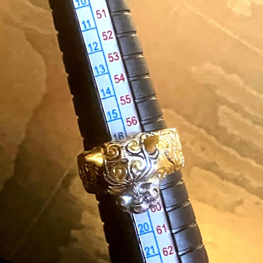 《超特級呪物》財運爆増効果のある白虎の指輪　金運　商売繁盛　神獣　縁起物　曰く付