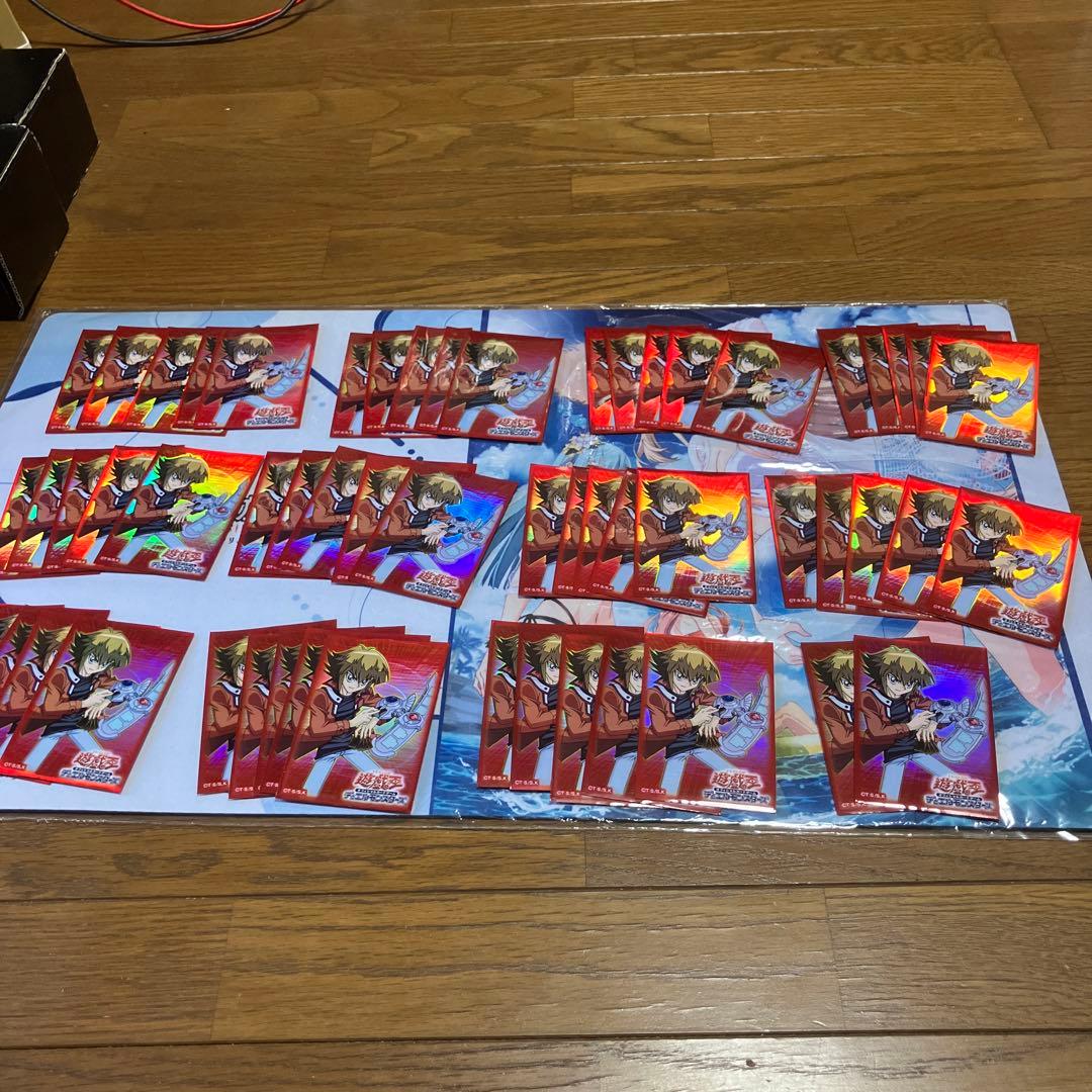 遊戯王 スリーブ 遊城十代 オシリスレッドサプライ - メルカリ