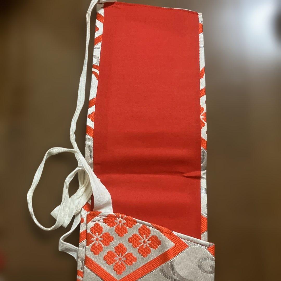 紫色の花柄着物 セット　七五三用（女の子7歳）昭和レトロ