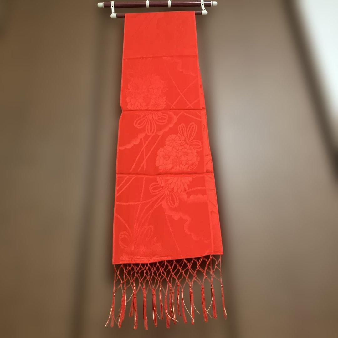 紫色の花柄着物 セット　七五三用（女の子7歳）昭和レトロ