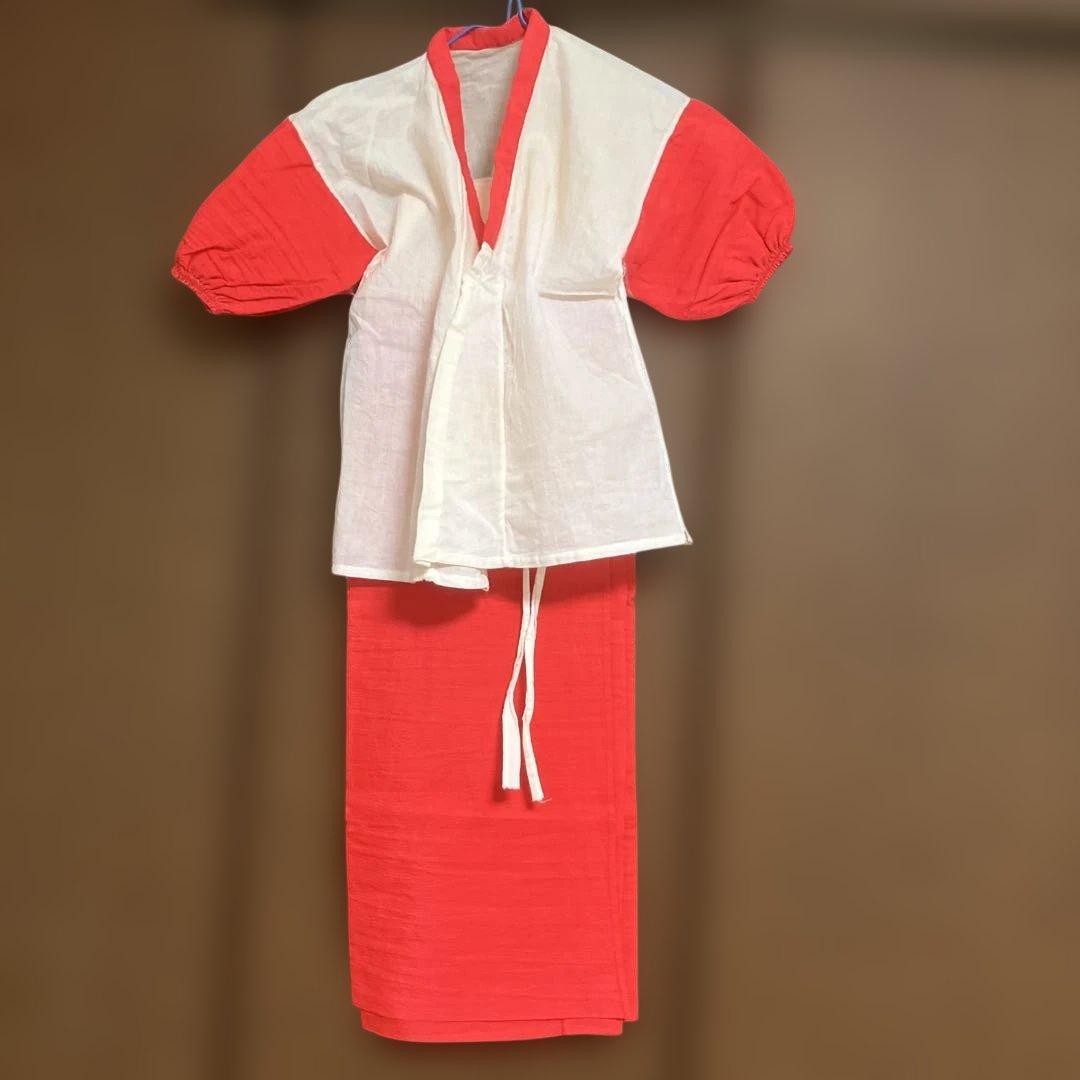 紫色の花柄着物 セット　七五三用（女の子7歳）昭和レトロ