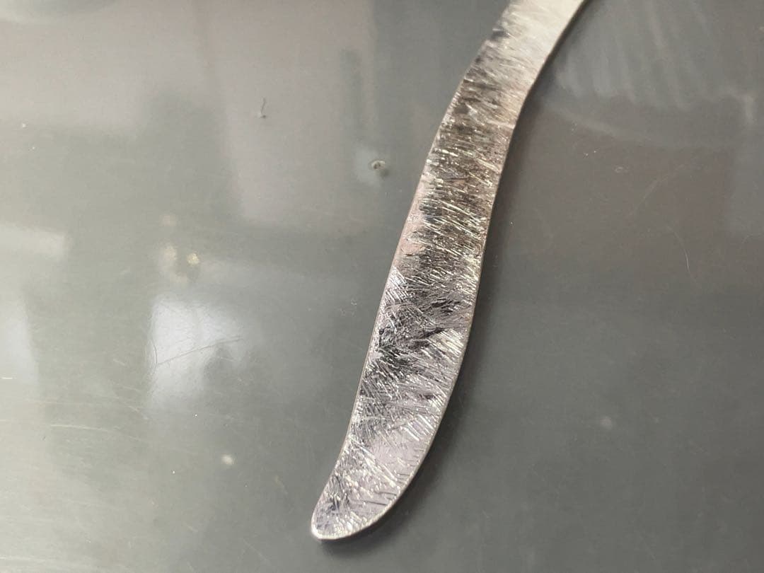 純銀・手鍛造バターナイフ（Silver 1000）新品未使用