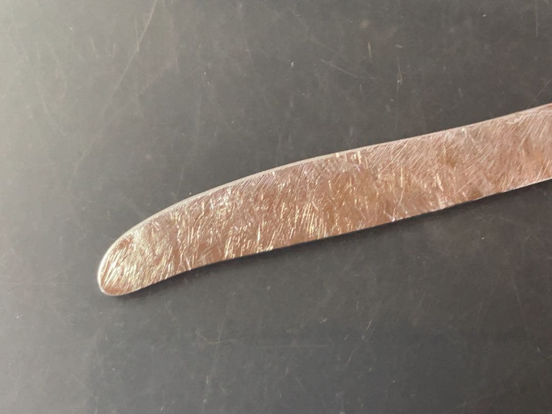 純銀・手鍛造バターナイフ（Silver 1000）新品未使用