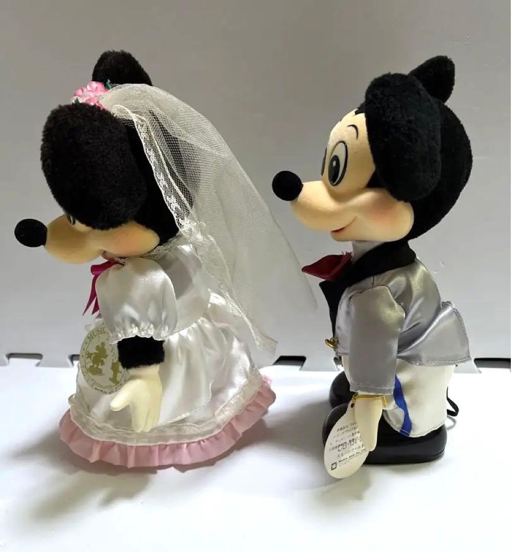 【セール】ディズニー　ミッキー　ミニー　オルゴール　 SANKYOぬいぐるみ