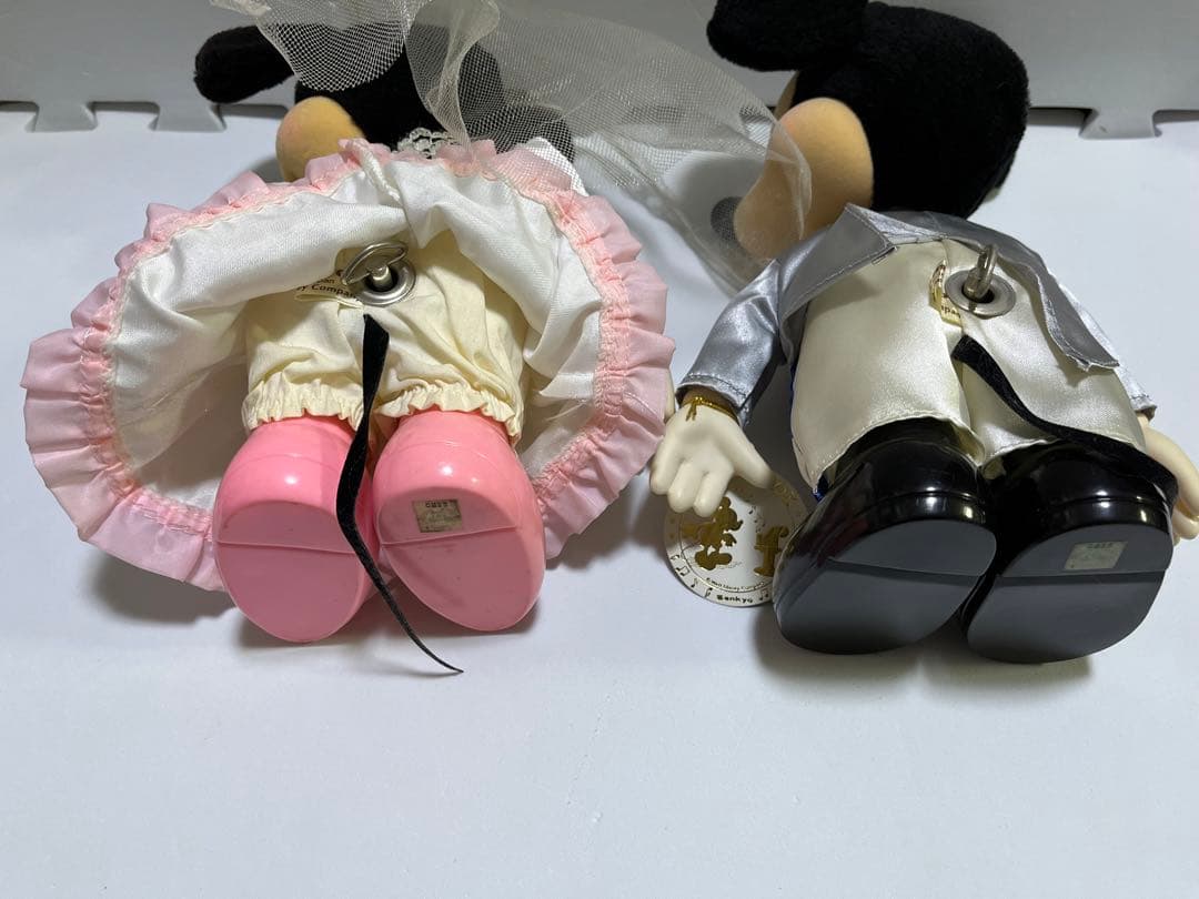 【セール】ディズニー　ミッキー　ミニー　オルゴール　 SANKYOぬいぐるみ