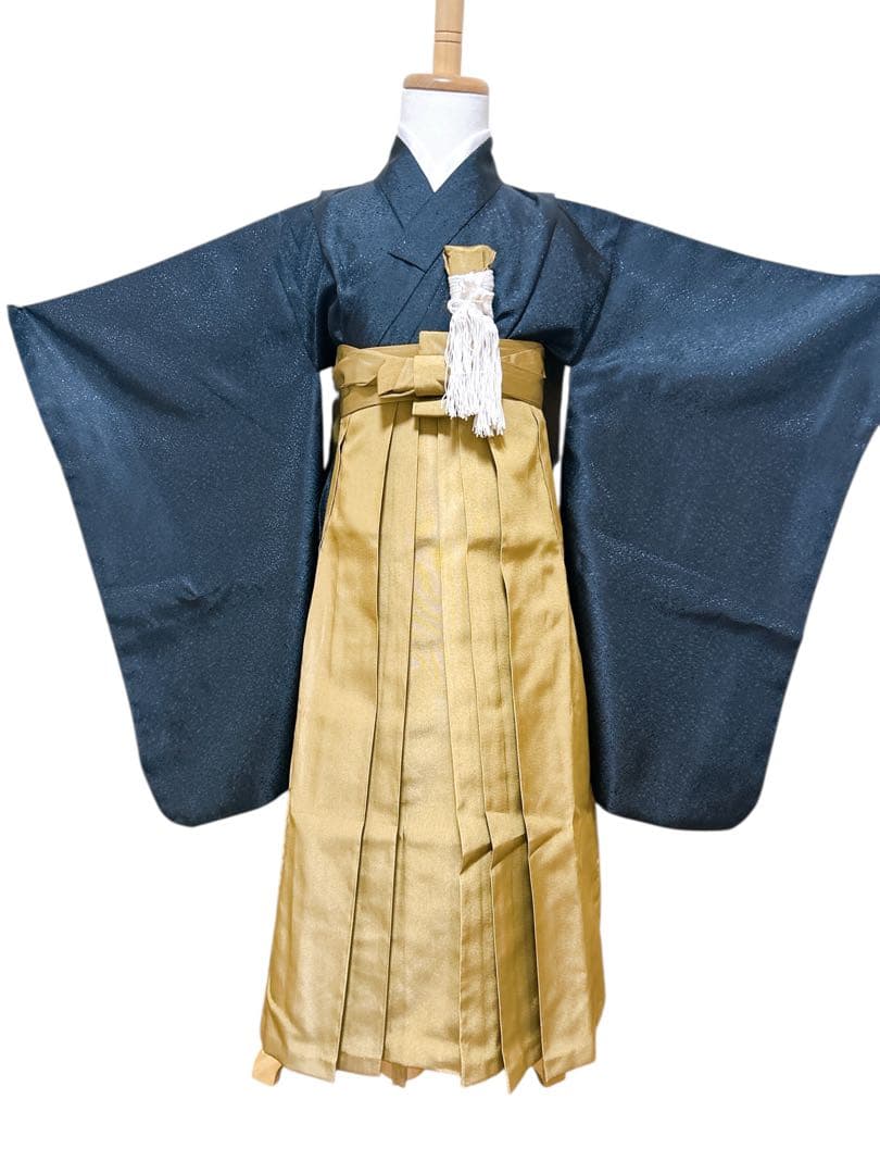 上品なフルセット♡七五三　5歳　男の子　一式　兜　黒　松