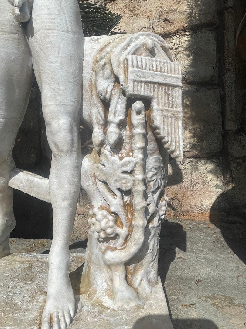 ローマ神話ではバックス, 高さ:70cmギリシア神話では ディオニューソス