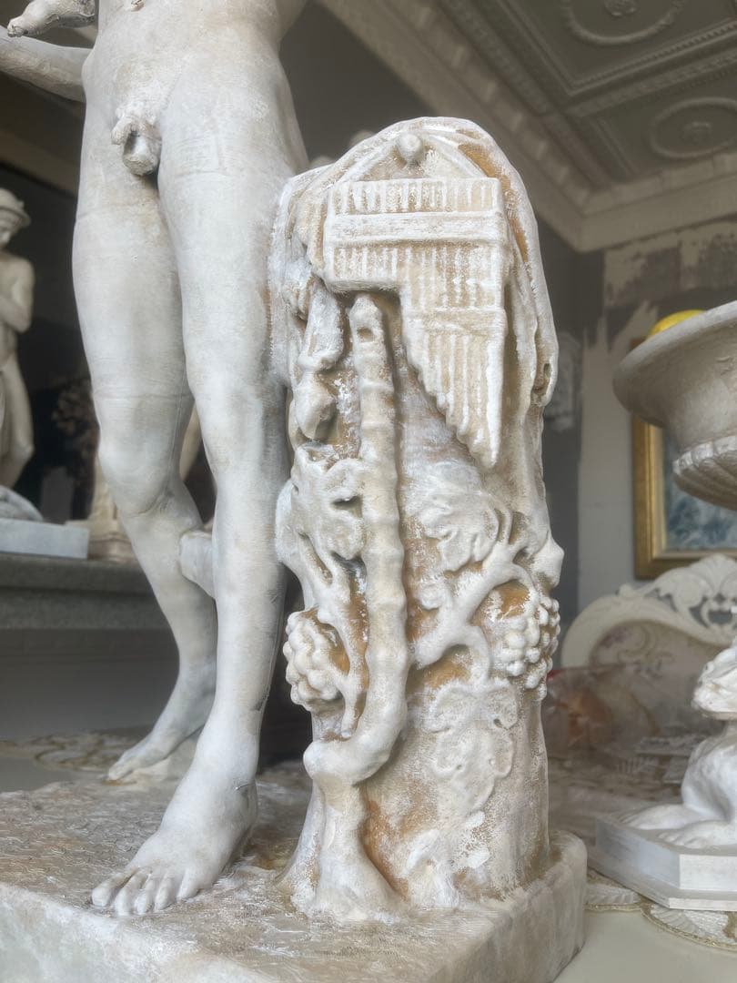 ローマ神話ではバックス, 高さ:70cmギリシア神話では ディオニューソス