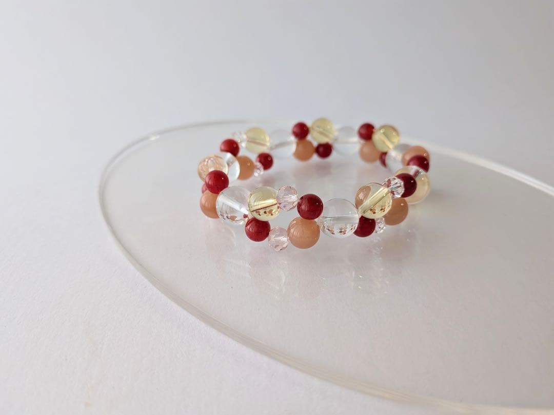 大天使アリエルのブレスレット / 天然石 / シトリン / サンストーン