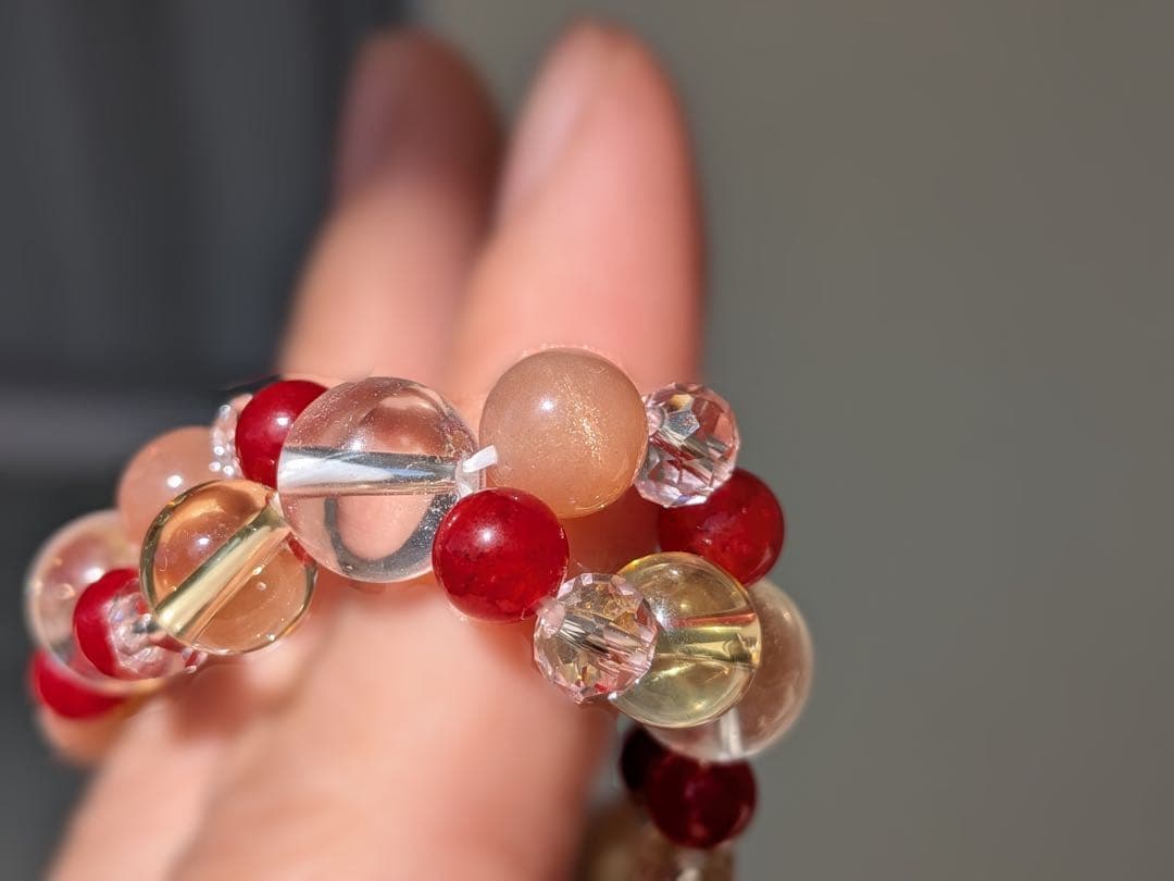 大天使アリエルのブレスレット / 天然石 / シトリン / サンストーン