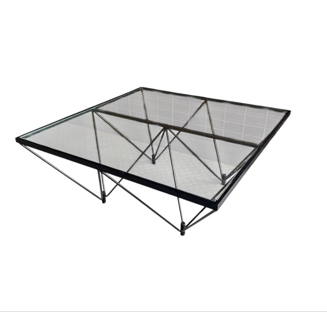 美品 地域限定お届け1000円 強化ガラス センターテーブル ルネセイコウ