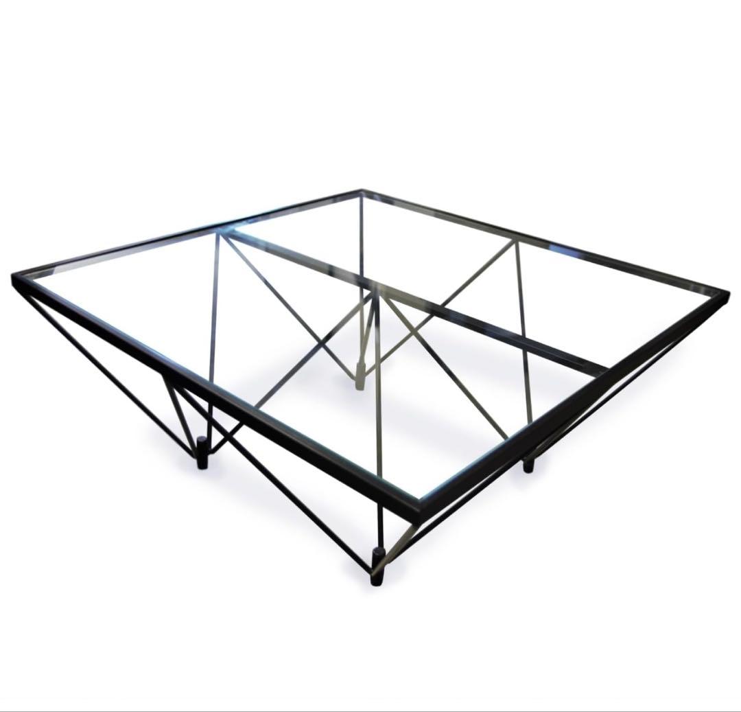 美品 地域限定お届け1000円 強化ガラス センターテーブル ルネセイコウ