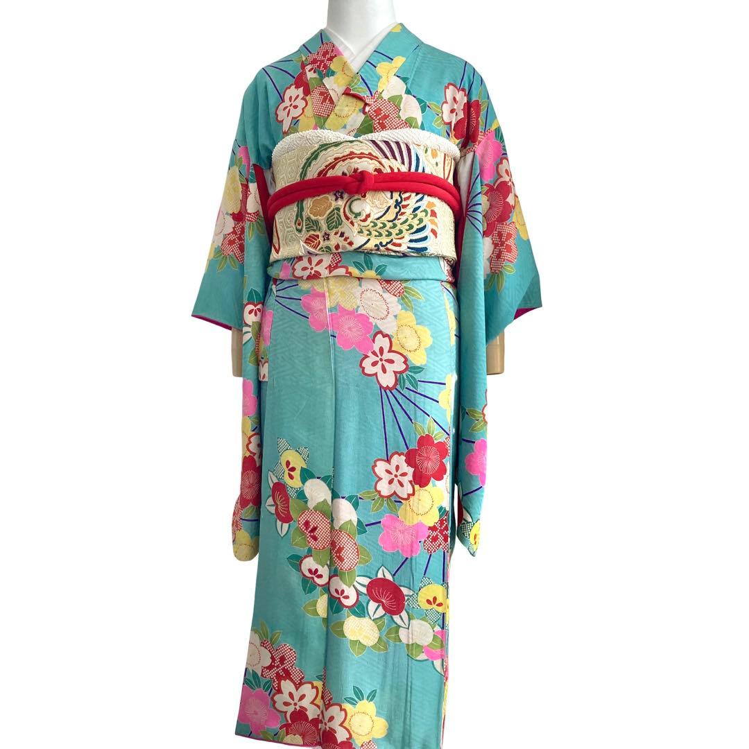 アンティーク　女の子　子供着物　ジュニア　アンティーク着物　袴　七五三　NO2