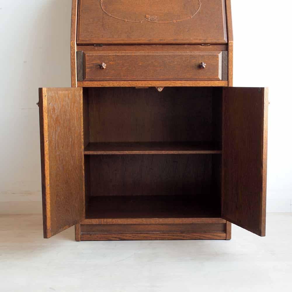 三越家具 ブルージュ オーク材 ライティングビューロー ZR24254