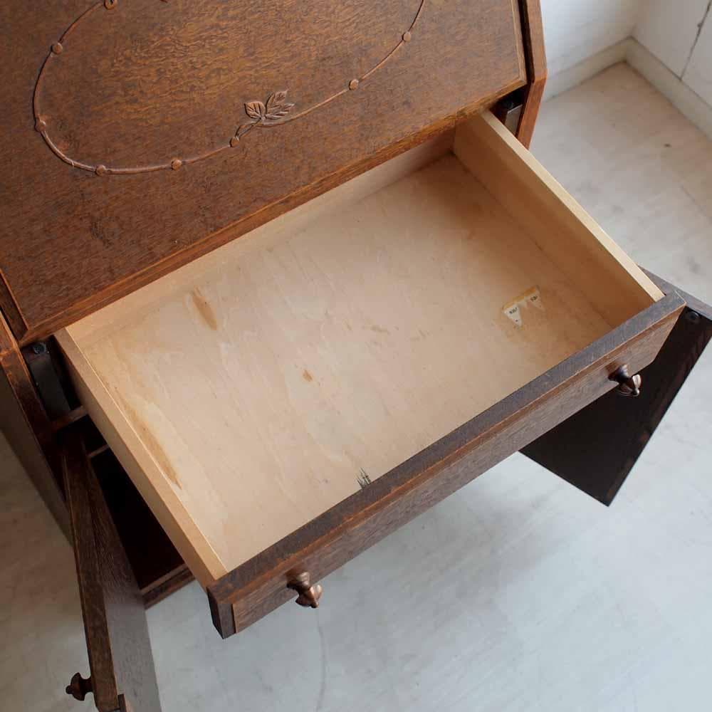 三越家具 ブルージュ オーク材 ライティングビューロー ZR24254