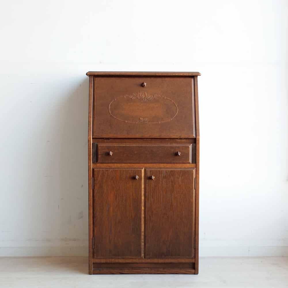 三越家具 ブルージュ オーク材 ライティングビューロー ZR24254