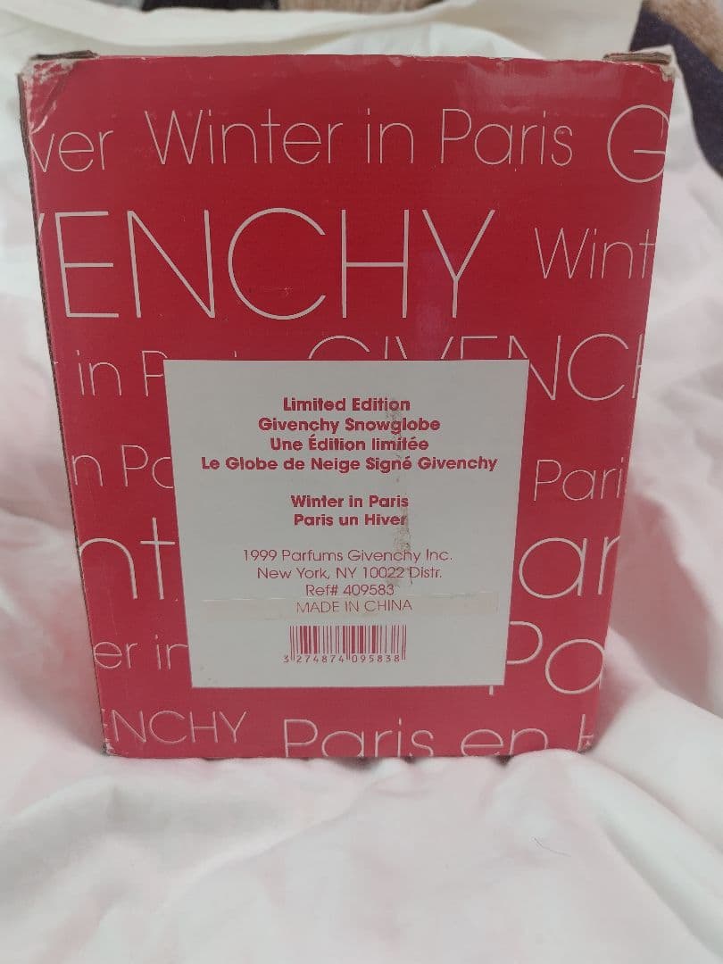 【希少】GIVENCHY スノードーム オルゴール ヴィンテージ