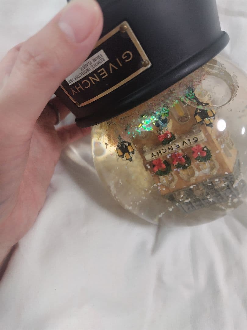 【希少】GIVENCHY スノードーム オルゴール ヴィンテージ