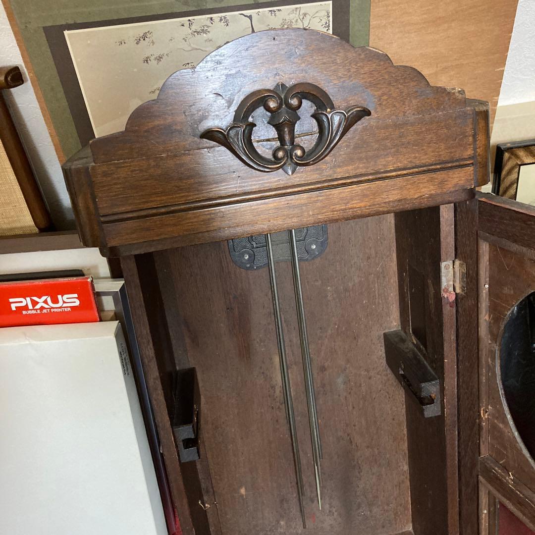 アンティーク掛け時計　要修理　ジャンク