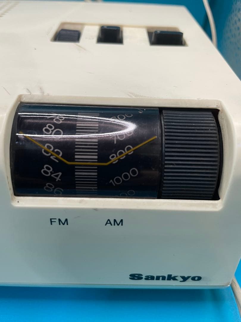 Sankyo ザックス SC-709 昭和 パタパタ時計 ラジオ付 ヴィンテージ