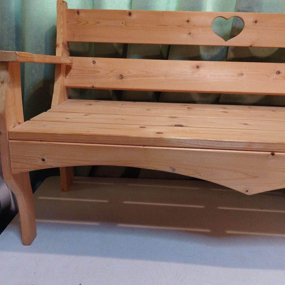 木製椅子　2人用