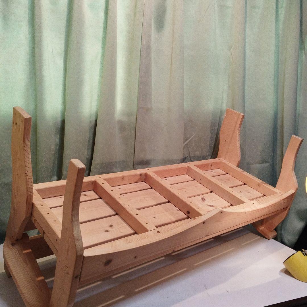 木製椅子　2人用