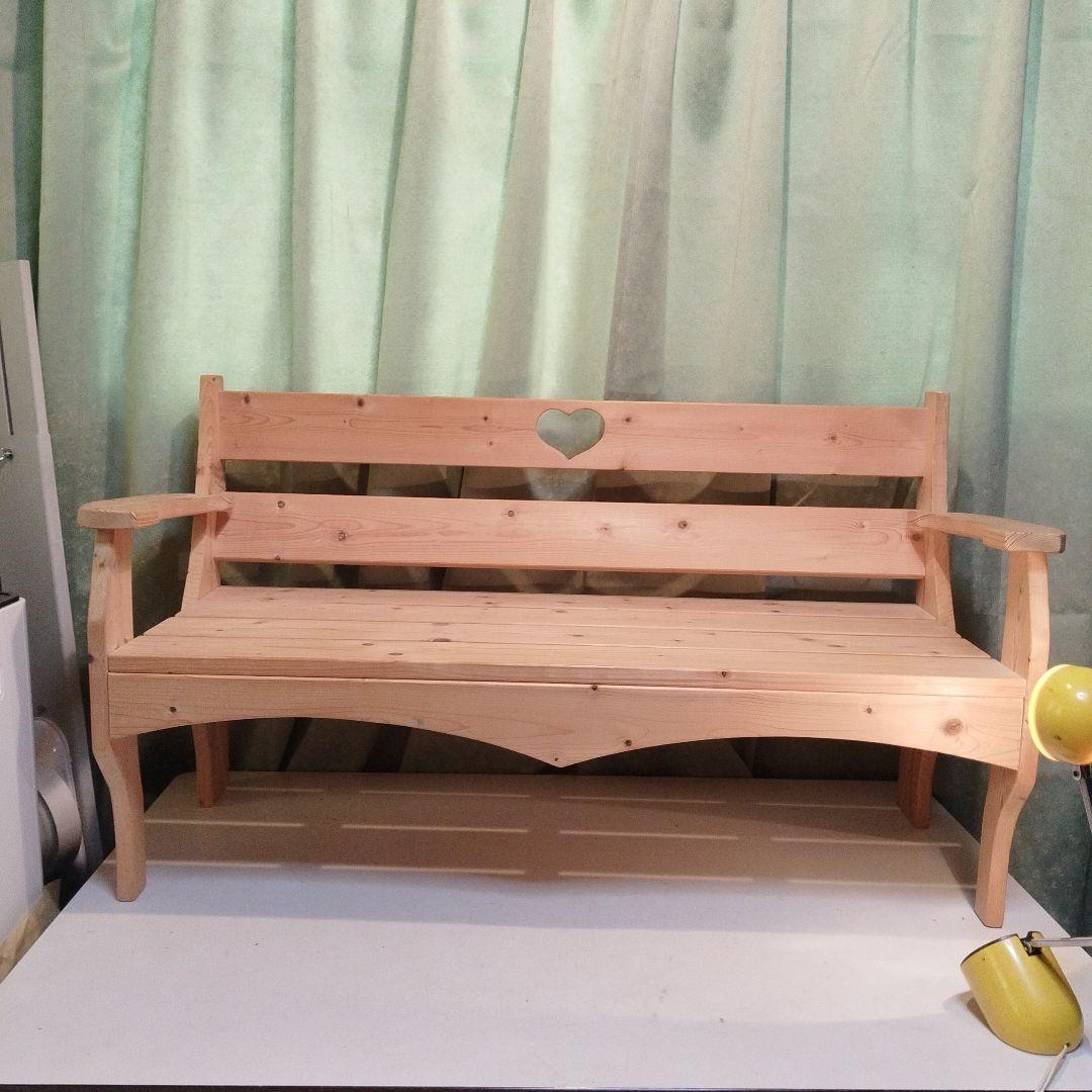 木製椅子　2人用