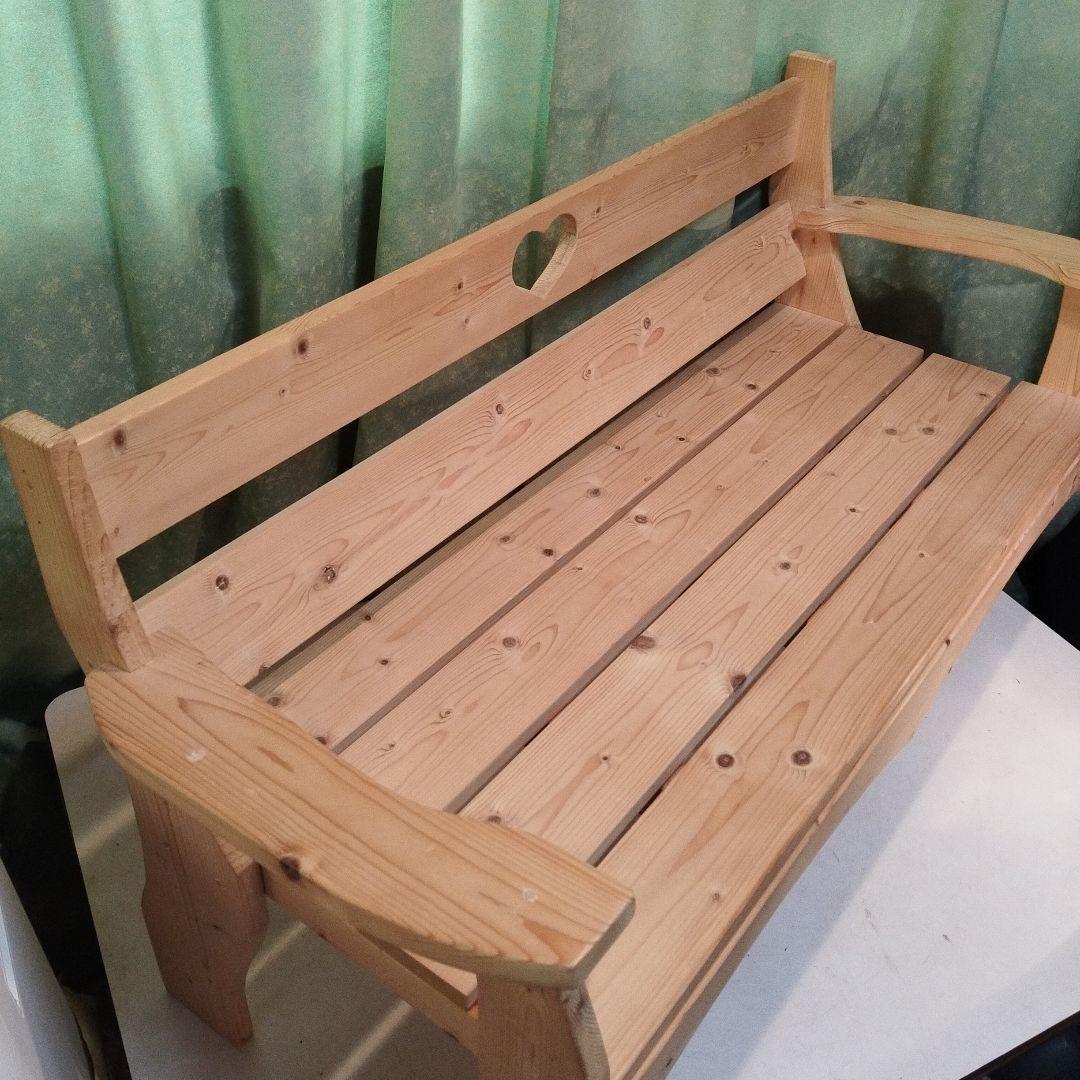 木製椅子　2人用