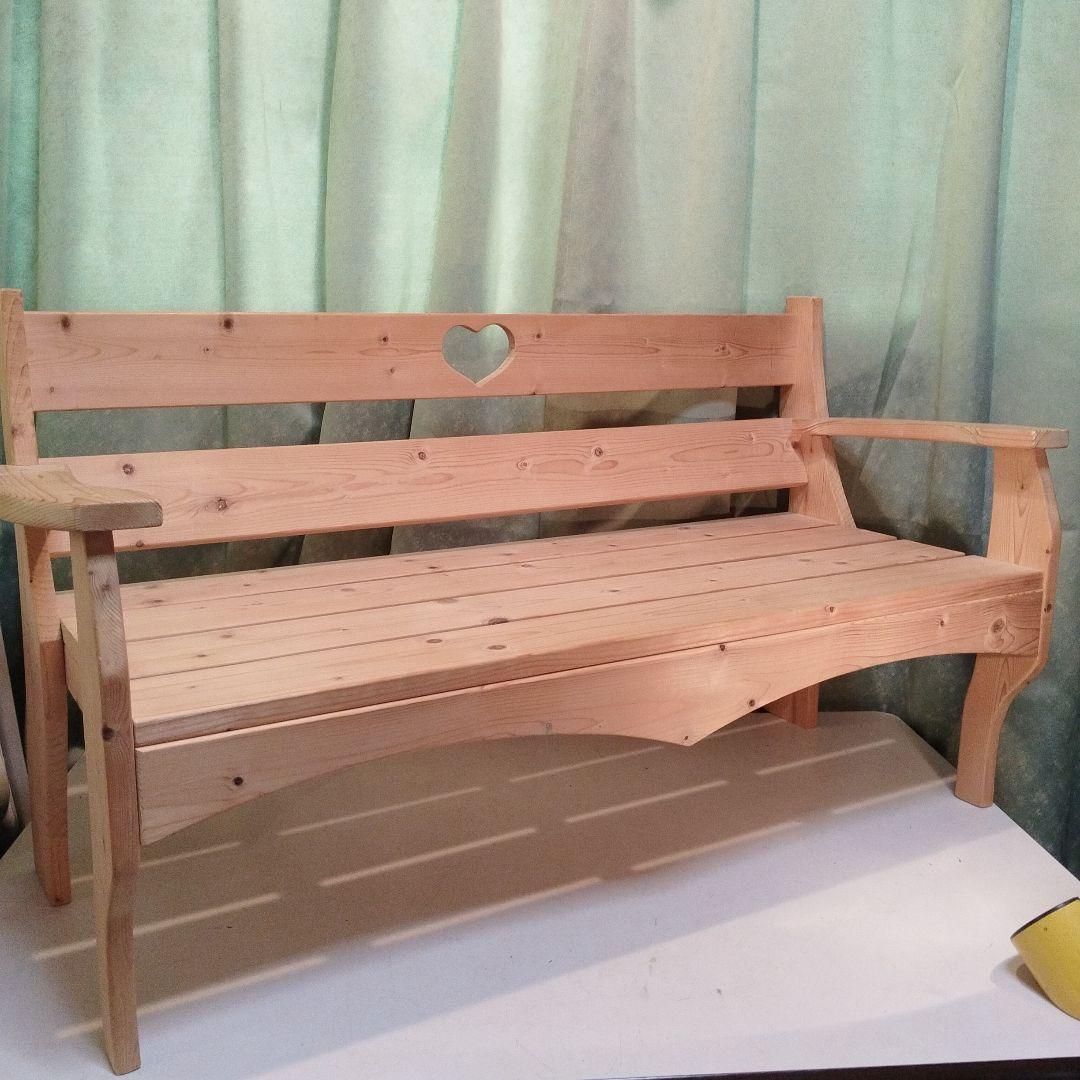 木製椅子　2人用