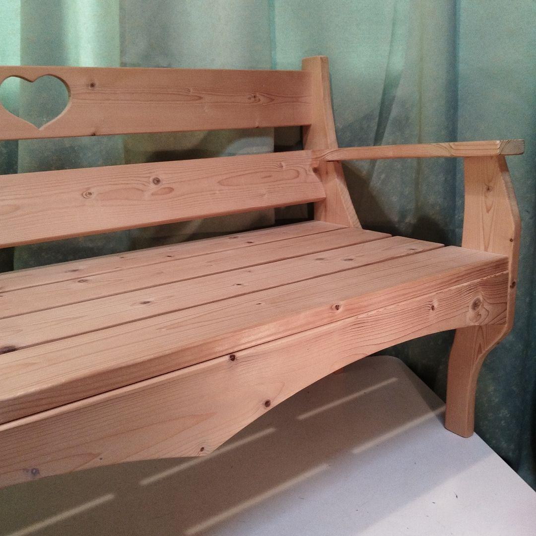 木製椅子　2人用