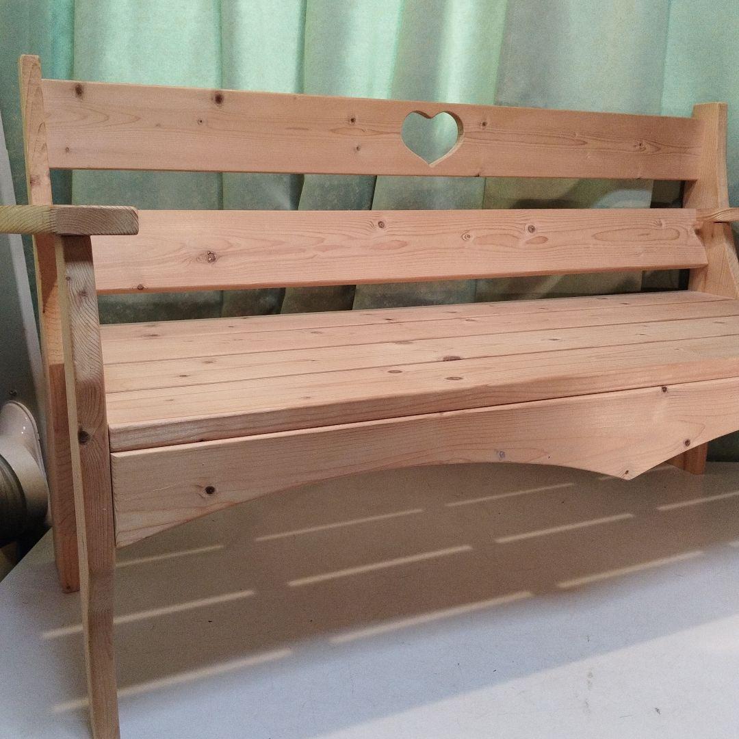 木製椅子　2人用