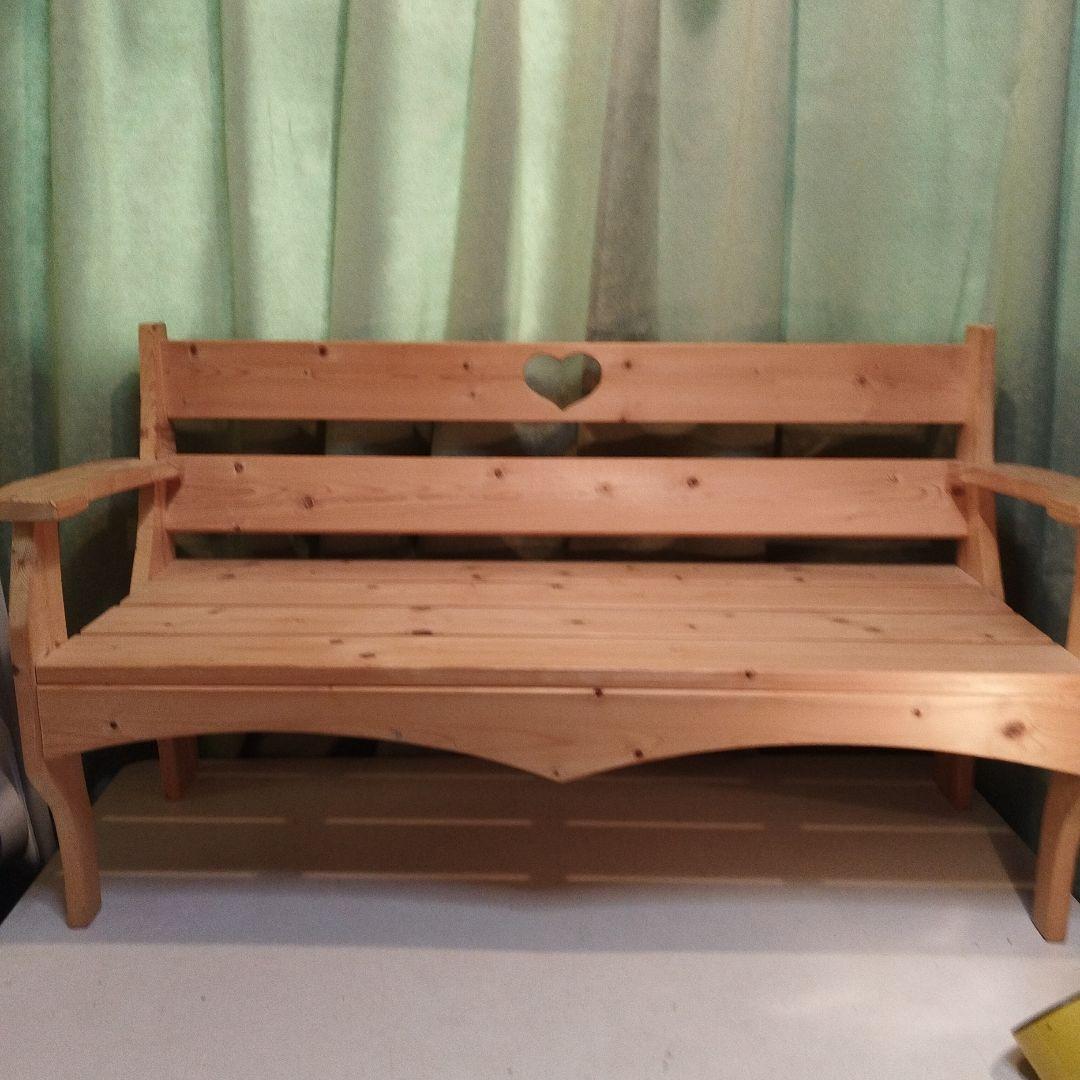 木製椅子　2人用