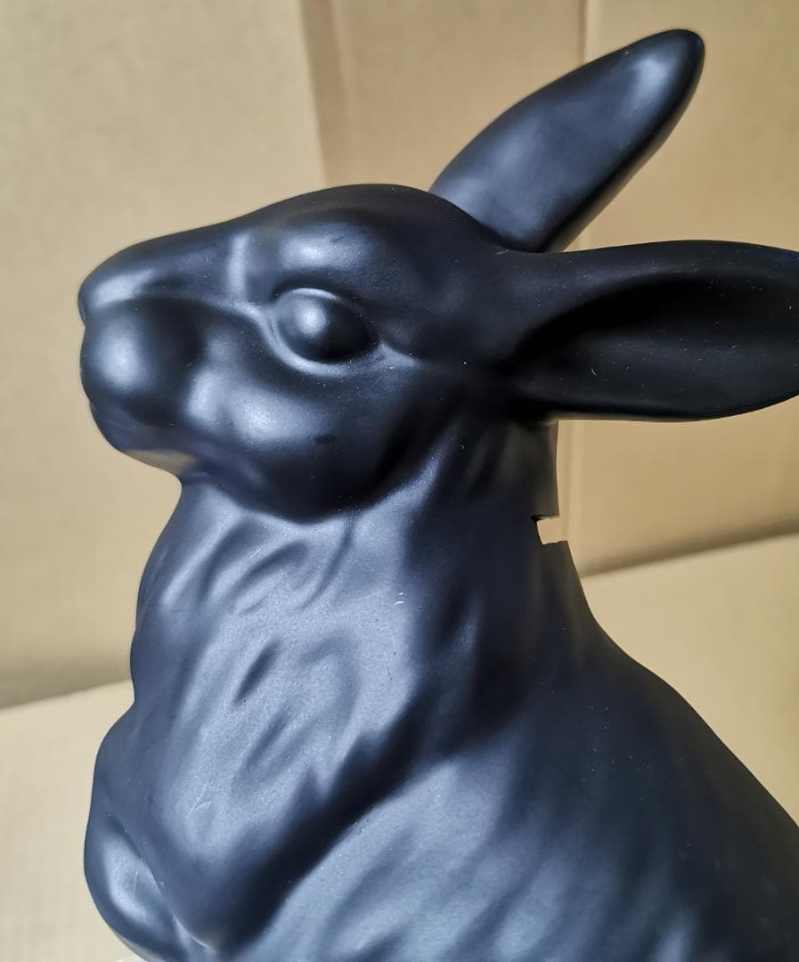 ポールスミス ウサギ 貯金箱 黒