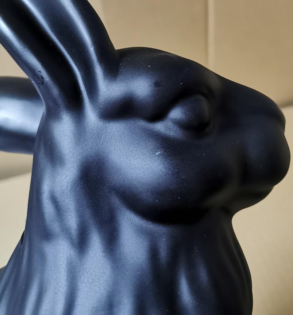 ポールスミス ウサギ 貯金箱 黒