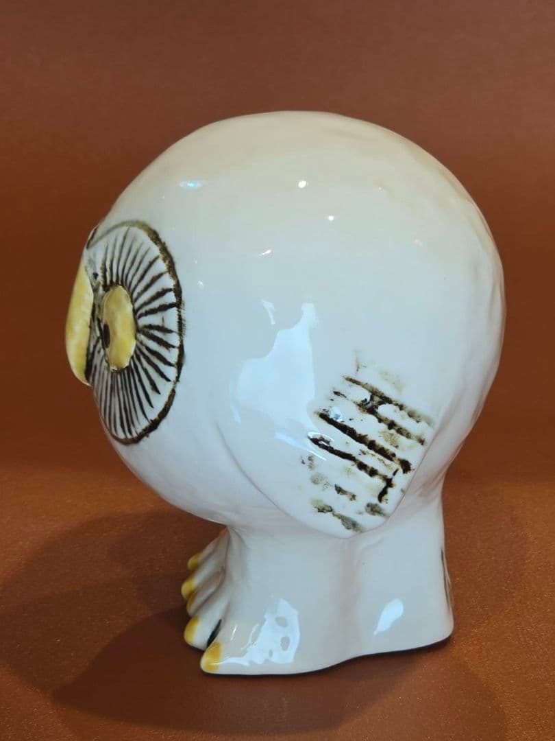 リサラーソン　森の白いふくろう　シリアルナンバー入り巾着付き