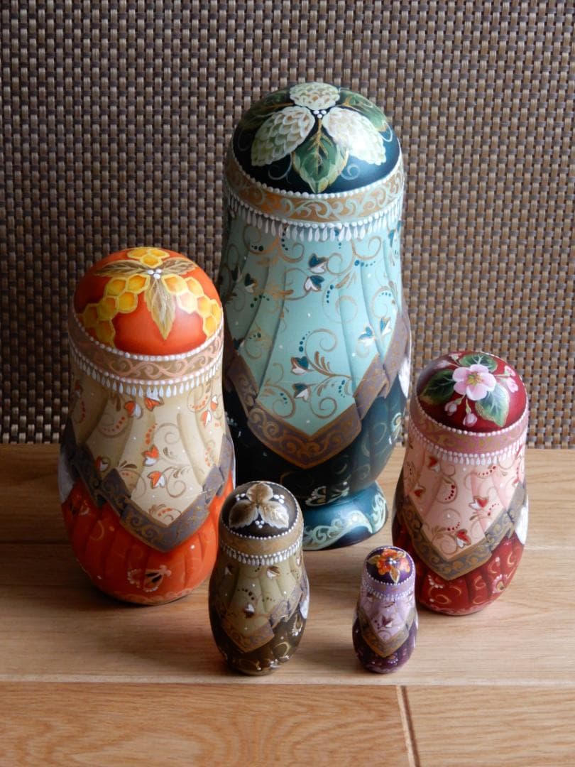 スヴェトラーナ・ニコラエヴァ　マトリョーシカ　～ Colors ～　作家もの