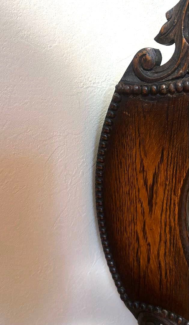 美品 アンティーク ヴィンテージ 英国 ウォールミラー 鏡 イギリス 楕円