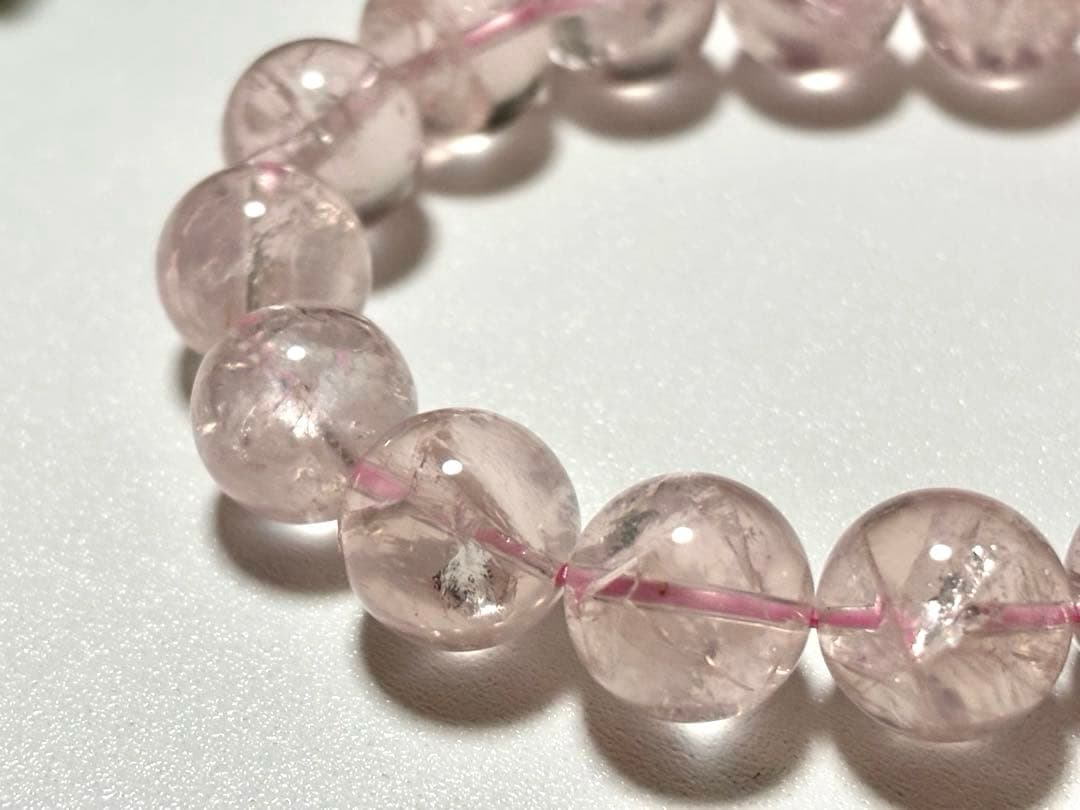 はち　虹煌めく愛の守護石　幻のプレミアムアイリスローズクォーツ　13.1㎜